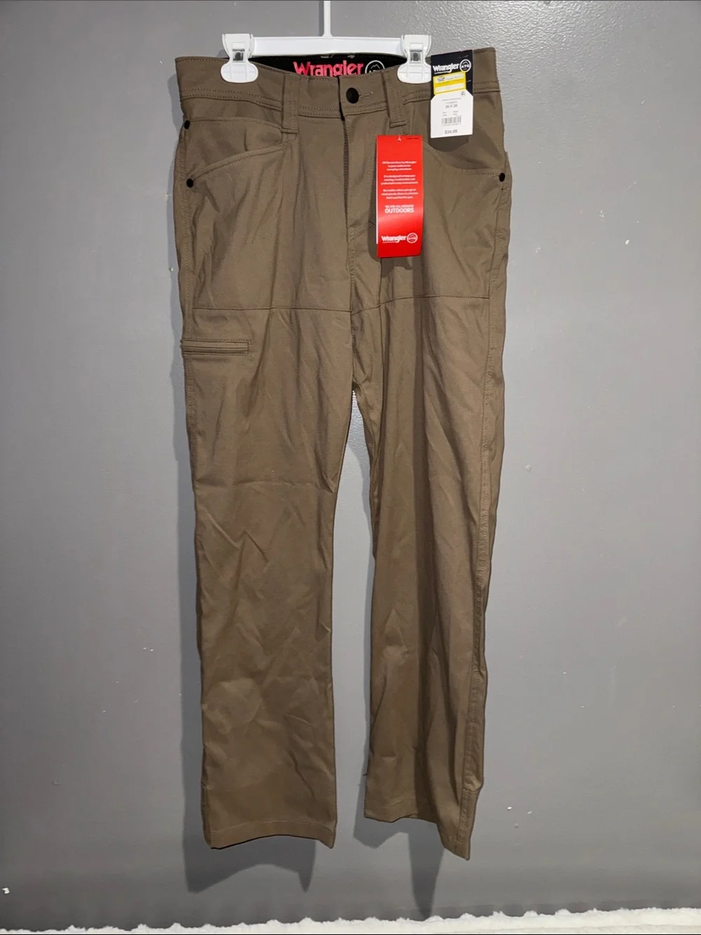 Wrangler Men's Olive Tan Work Chinos